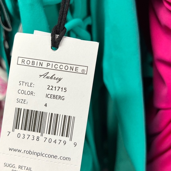 Robin Piccone AUBREY LACE UP ONE PIECE in Iceberg NWT - Picture 7 of 8